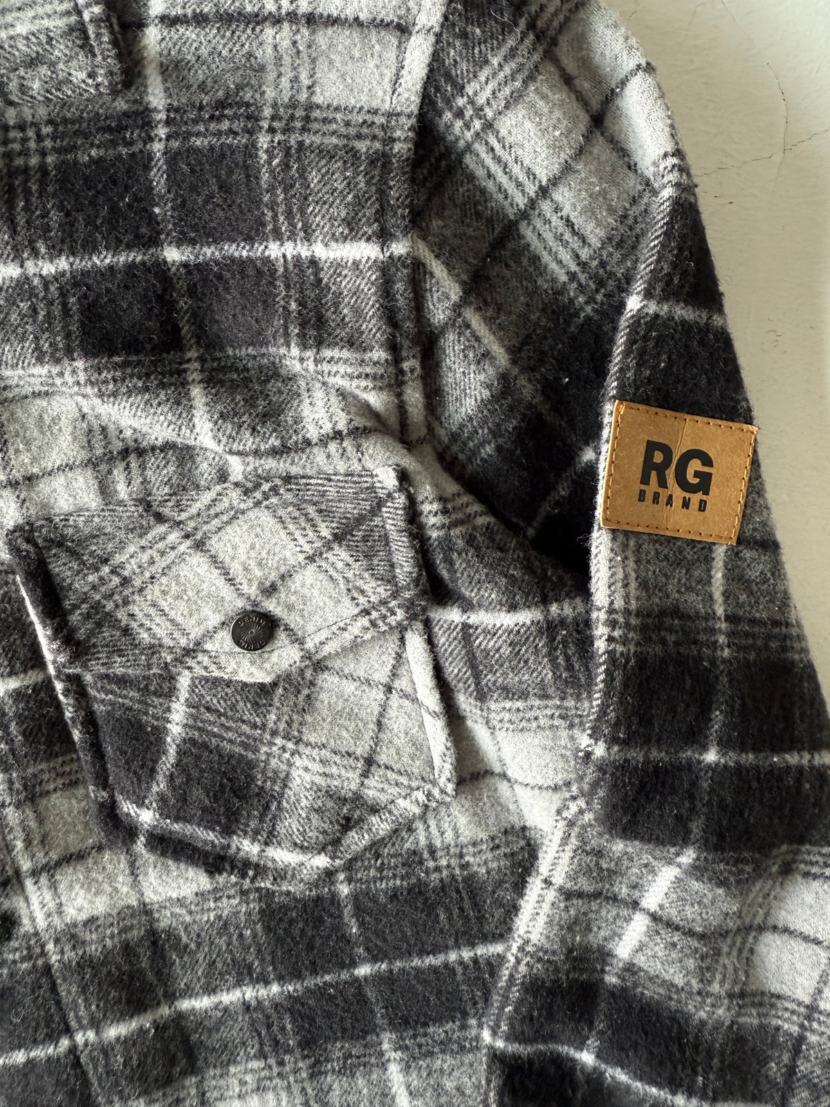 Genç Çıtçıtlı Cepli Oduncu Gömleği | 9–15 Yaş | RG Brand | RG3351 - BORDO