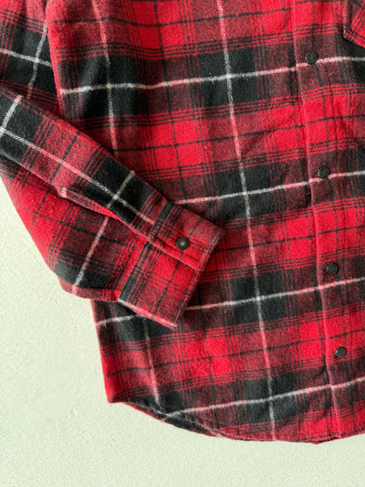 Genç Çıtçıtlı Cepli Oduncu Gömleği | 9–15 Yaş | RG Brand | RG3351 - BORDO