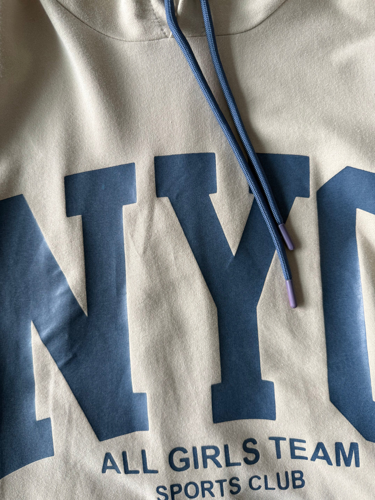 Genç Önü Baskılı Kapüşonlu Ve Arkası Yırtmaçlı Sweat Elbise | 9–15 Yaş | RG Brand | RG3366 - TAŞ