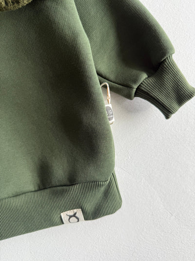 Bebek Dantelli Kazak | 6 Ay–4 Yaş | RG Brand | RG358 - HAKİ