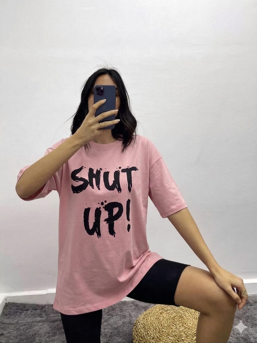 Shut T-Shirt - Pudra