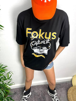 Fokus T-Shirt - Siyah