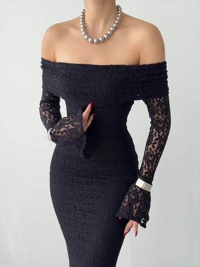 Rochie de dantelă fără bretele Arya