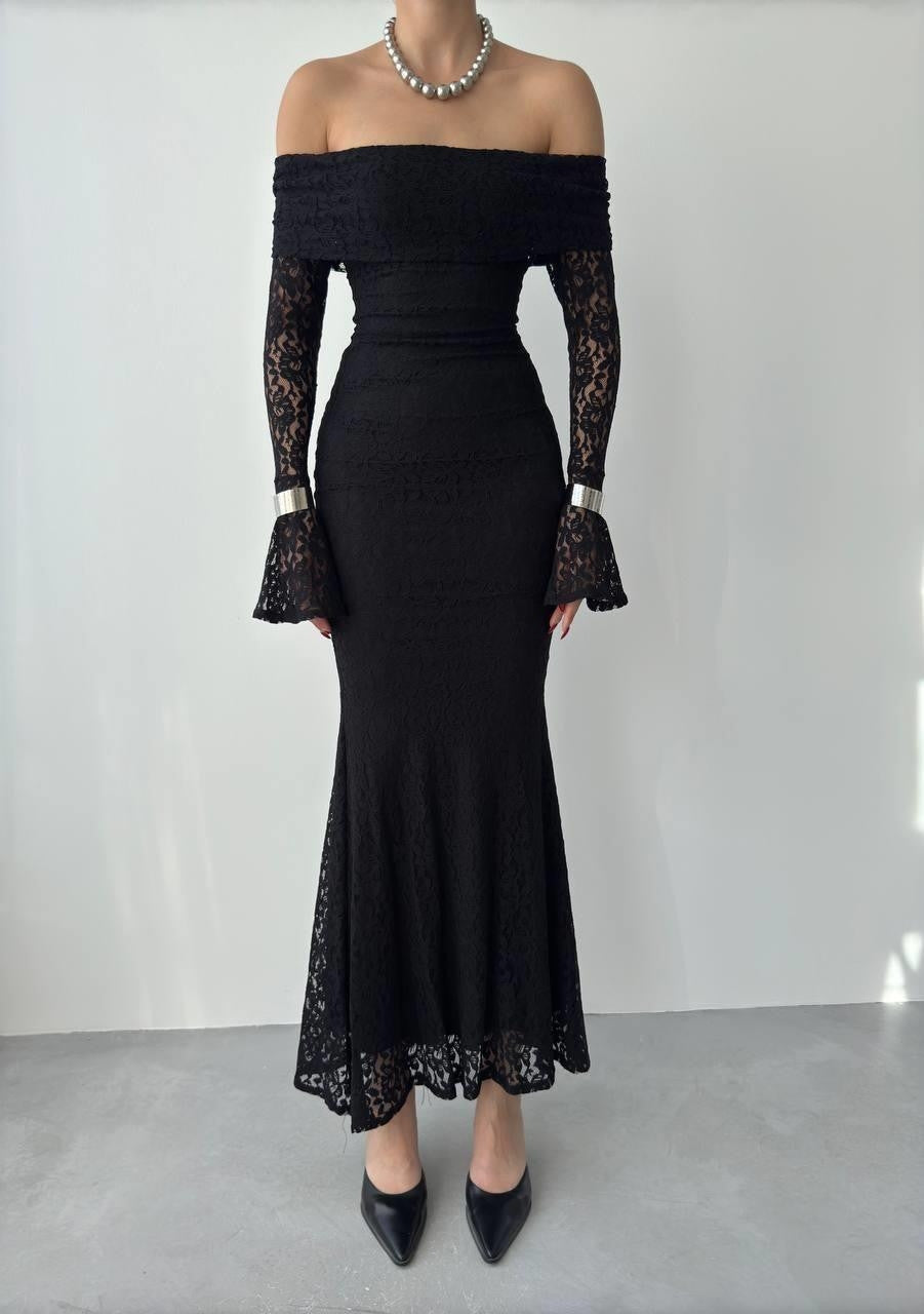 Rochie de dantelă fără bretele Arya