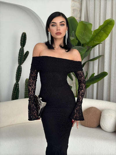 Rochie de dantelă fără bretele Arya