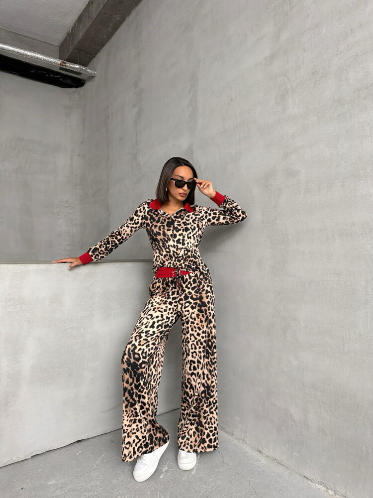 Wholesale Polo T-Shirt - B. Leopard