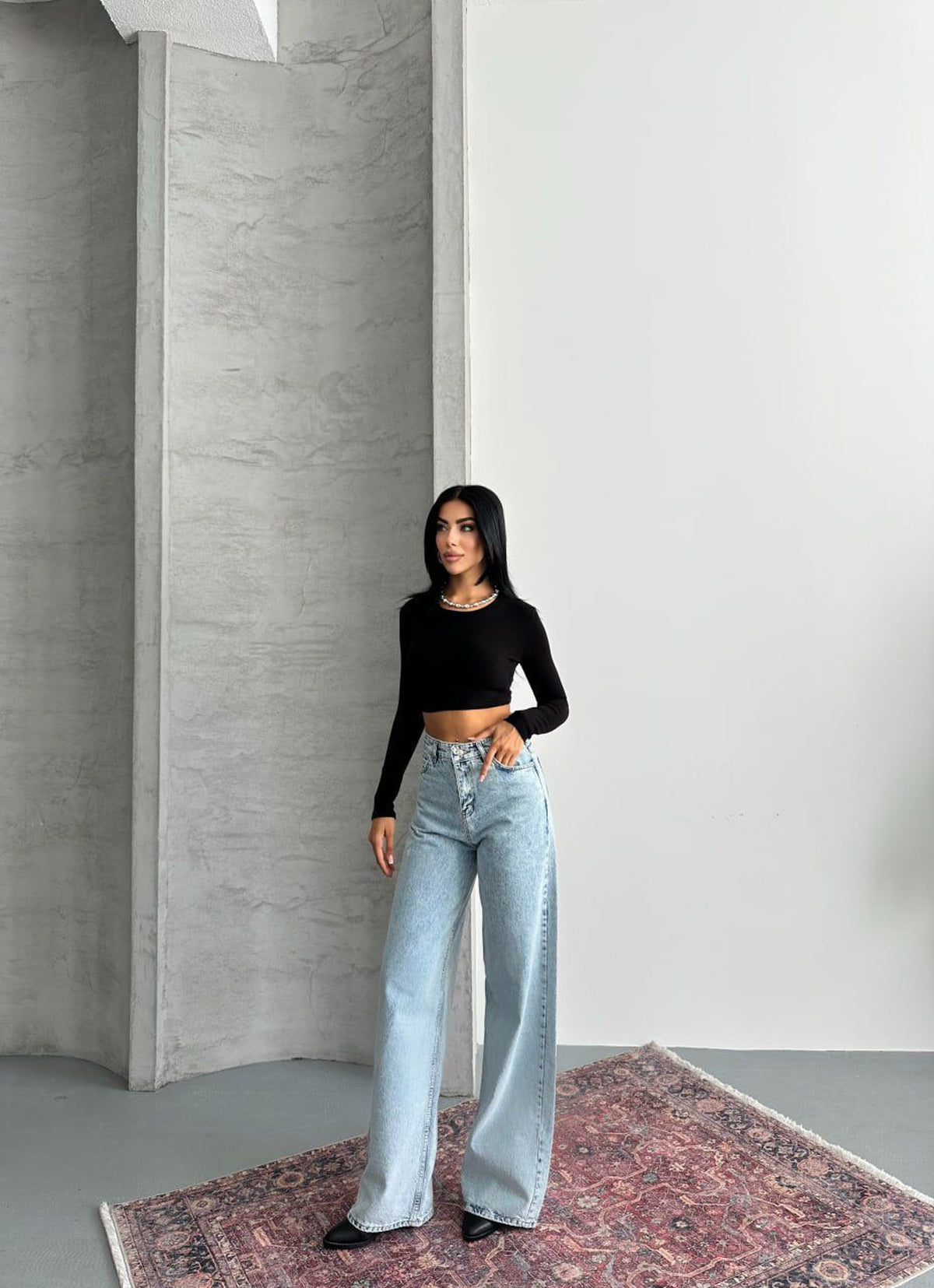 Baggy Pantalon Bebe Mavisi Tüm Alt Giyim
