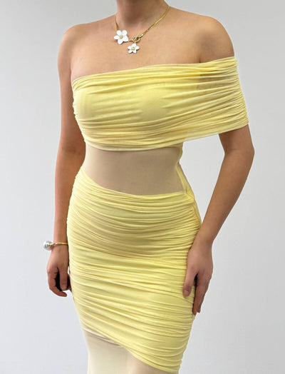 Rochie Transparentă cu scoarță