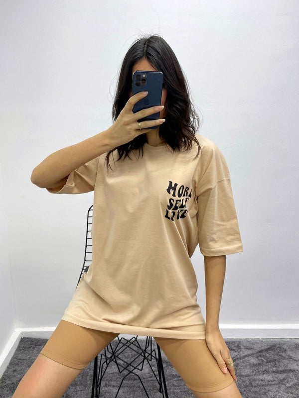 More Self T-Shirt - Bej