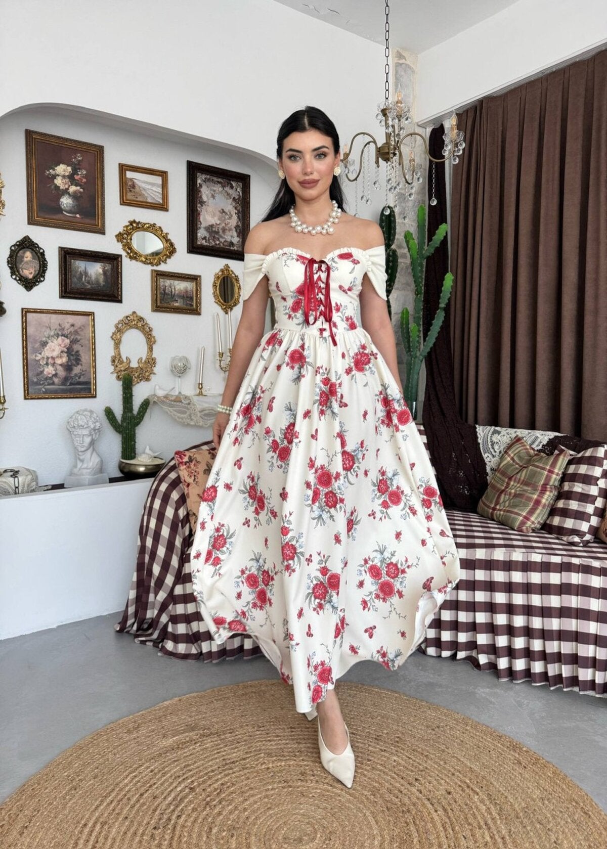 Beal Midi Elbise