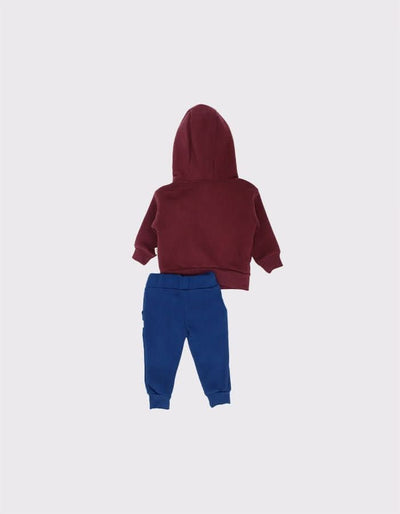 Bebek Fermuarlı Hırka Eşofman Takımı | 6 Ay–4 Yaş | RG Brand | RG253 - BORDO