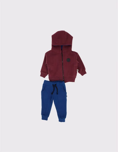 Bebek Fermuarlı Hırka Eşofman Takımı | 6 Ay–4 Yaş | RG Brand | RG253 - BORDO
