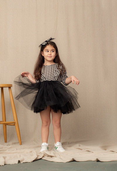 Kız Bebek Parti Elbisesi Ve Saç Bandı | 6 Ay–4 Yaş | RG Brand | RG256 - LİLA