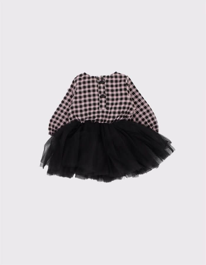 Kız Bebek Parti Elbisesi Ve Saç Bandı | 6 Ay–4 Yaş | RG Brand | RG256 - EKRU