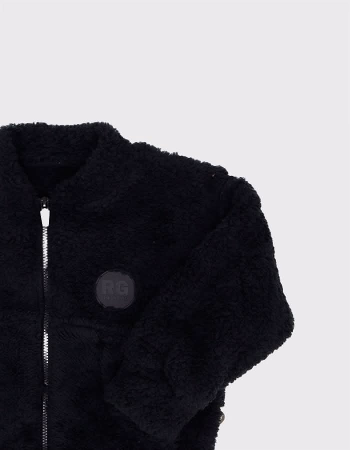 Bebek Unisex Fermuarlı ve Cepli Kışlık Hırka | 6 Ay–4 Yaş | RG Brand | RG258 - HAKİ