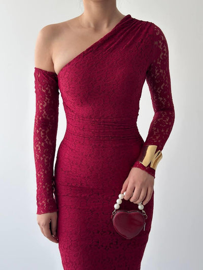 Rochie cu un umăr Bees