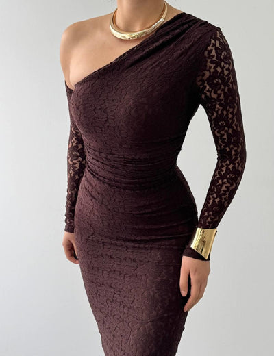 Rochie Bees cu un singur umăr