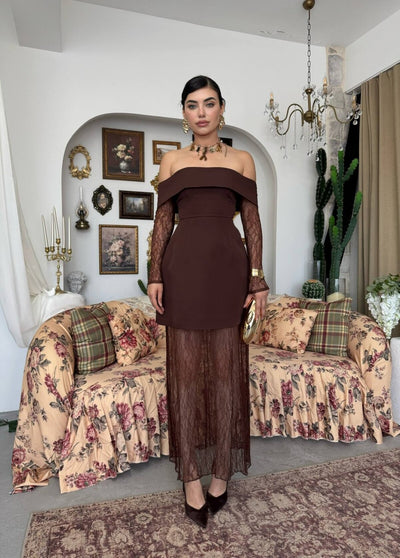 Rochie fără bretele cu talie joasă