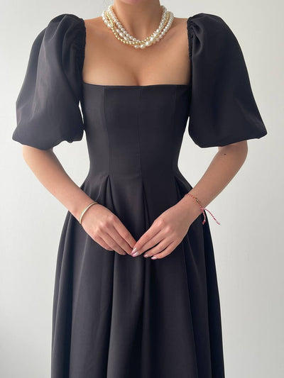 Rochie Midi Benjamin cu fustă plisată