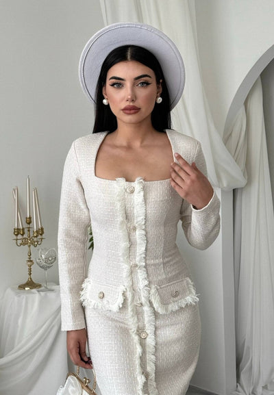 Rochie Bensu cu detaliu de nasturi