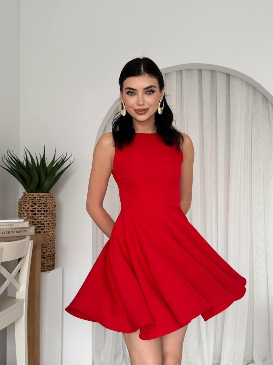 Rochie Berl cu detalii de buzunare pe lateral