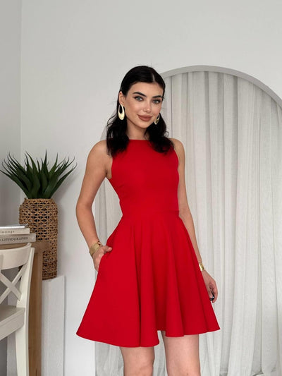 Rochie Berl cu detalii de buzunare pe lateral