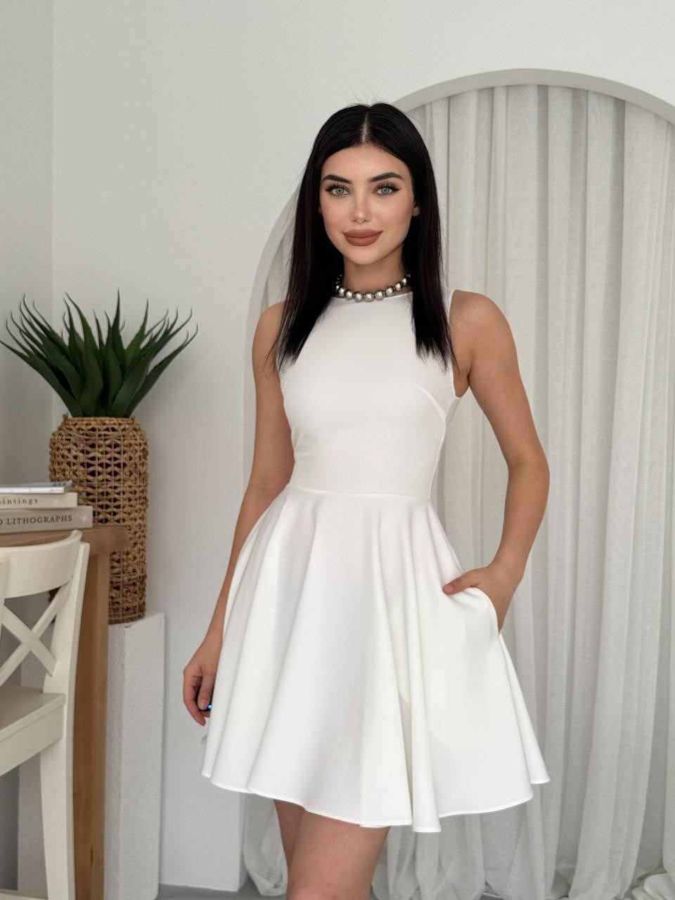 Rochie Berl cu detalii de buzunare