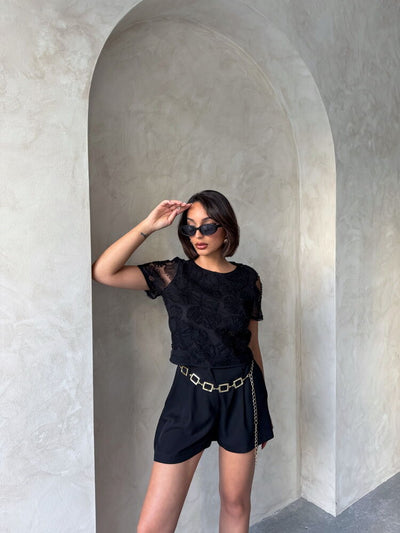 Wholesale Beaded Blouse - Black | Topshow