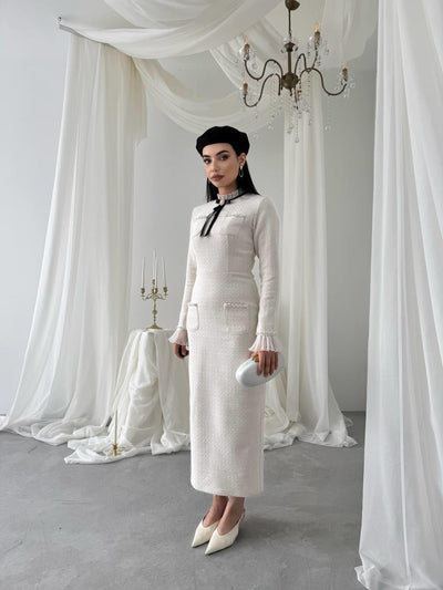 Bonnet Dress with Pocket Detail