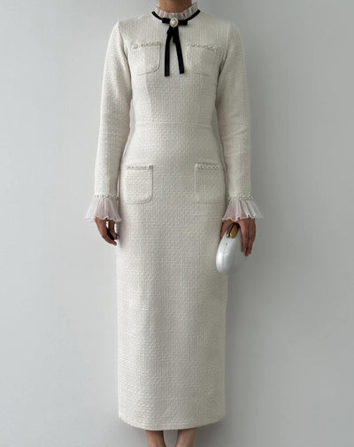 Bonnet Dress with Pocket Detail