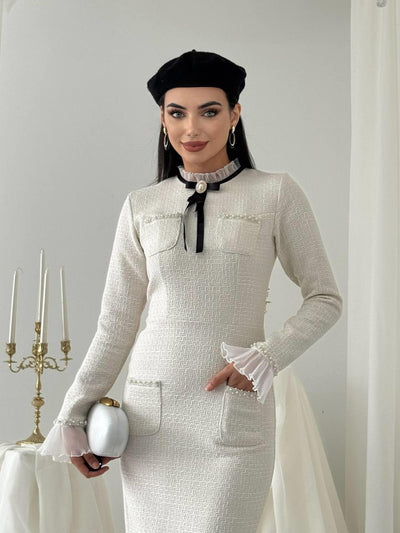 Bonnet Dress with Pocket Detail
