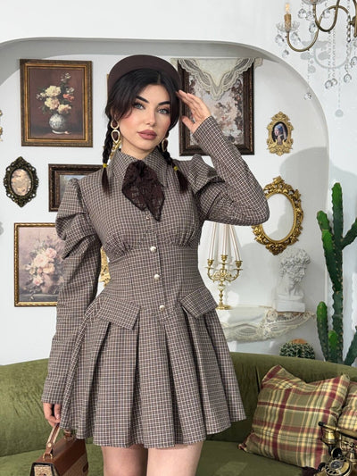 Burne Mini Elbise