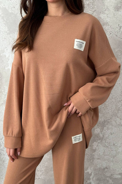 Camel Salaş Sweat Ve Pantolon