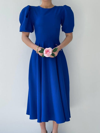 Rochie Catania cu mânecă bufantă