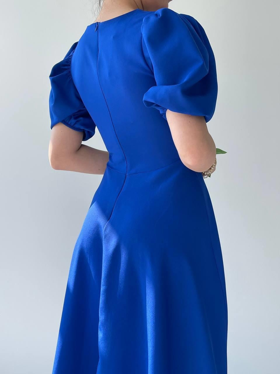 Rochie Catania cu mânecă bufantă