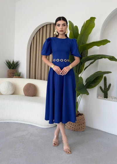 Rochie Catania cu mânecă bufantă
