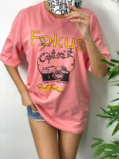 Tricou Focus - Roz