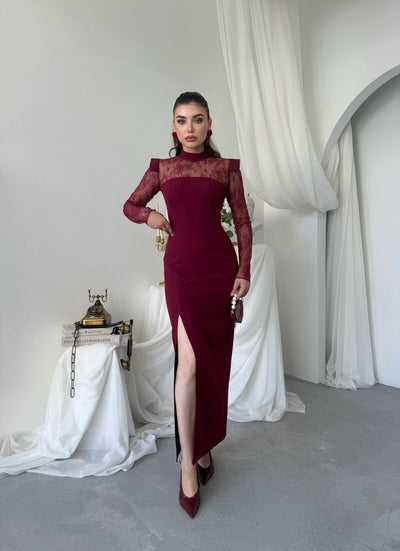 Rochie Ceaz cu detalii transparente