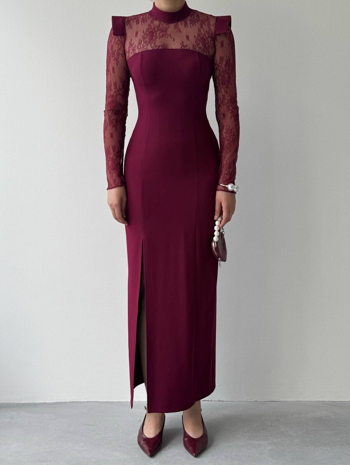 Rochie Ceaz cu detalii transparente