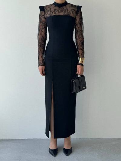 Rochie Ceaz cu detalii transparente