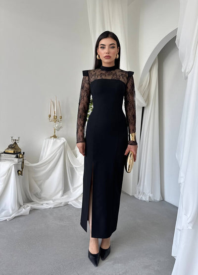 Rochie Ceaz cu detalii transparente