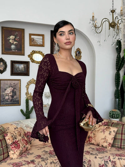 Rochie Cesam Gül cu detalii