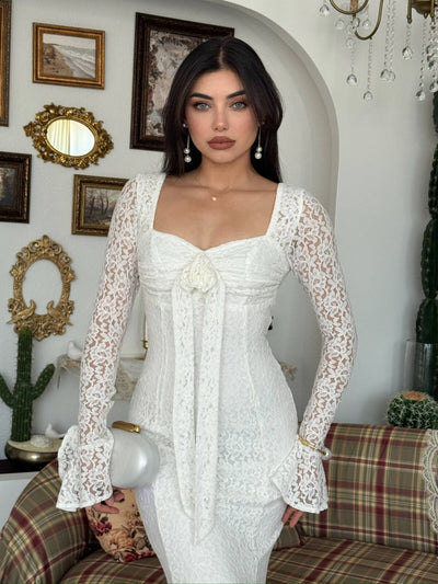 Rochie detaliată Cesam Gül