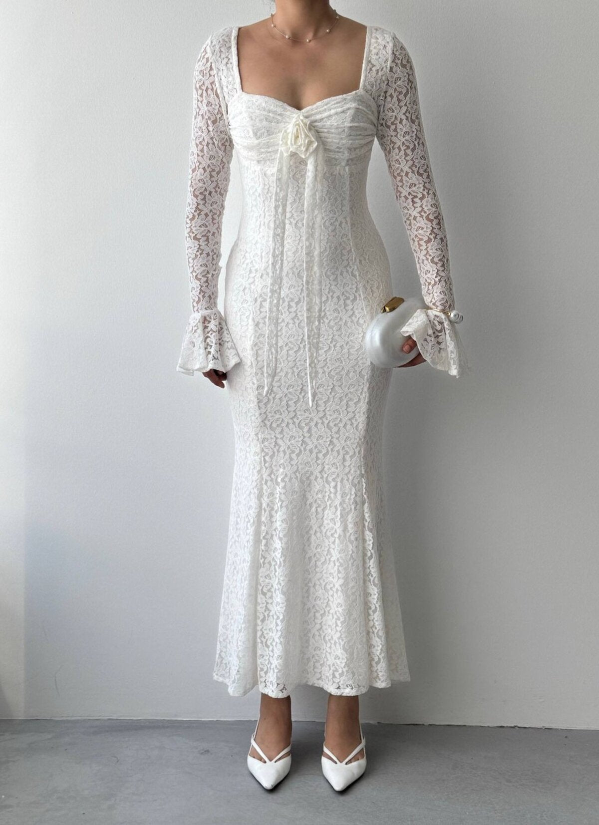 Rochie detaliată Cesam Gül
