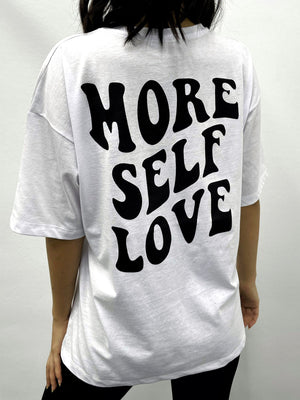 More Self T-Shirt - Beyaz
