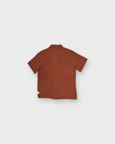 Çocuk Apaş Yaka Kısa Kollu Gömlek | 3–9 Yaş | RG Brand | RG1568 - BEJ
