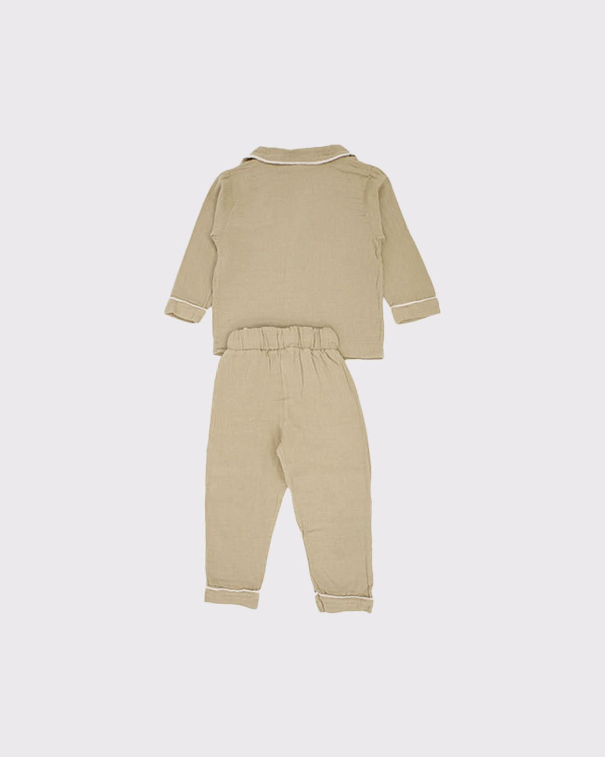 Çocuk Müslin Pijama Takımı | 3–9 Yaş | RG Brand | RG1548 - KAHVERENGİ