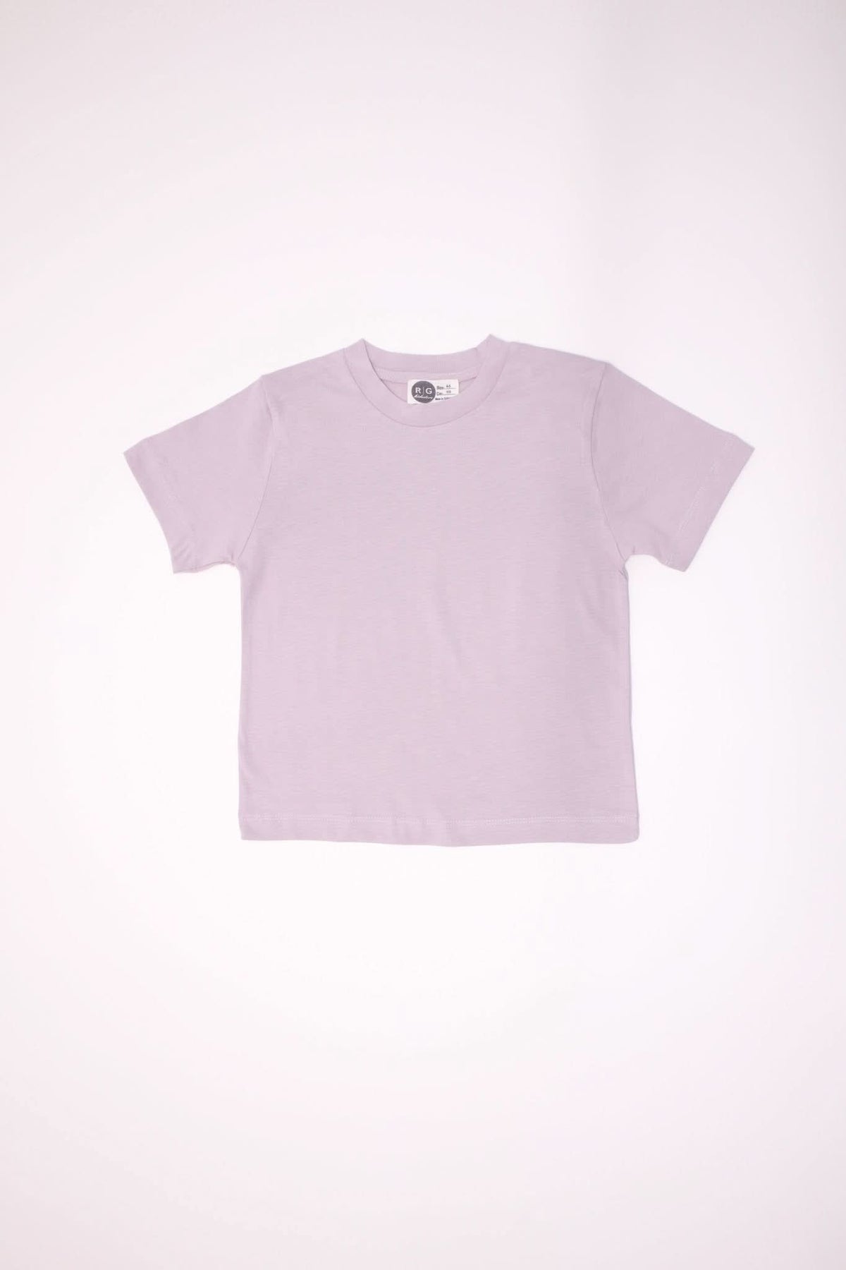Tricou simplu din bumbac pentru copii | Vârste 3-9 ani | Marca RG | RG1583 - VIOLET
