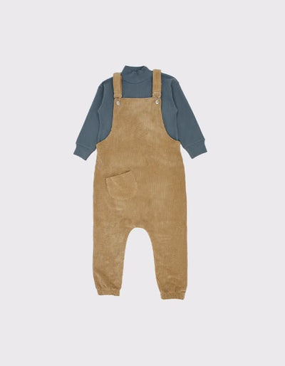 Çocuk Salopet Üst ve Badi 2’li Set | 3–9 Yaş | RG Brand | RG1431 - LİLA
