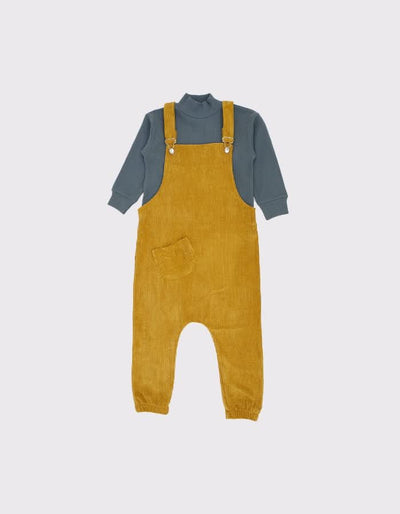 Çocuk Salopet Üst ve Badi 2’li Set | 3–9 Yaş | RG Brand | RG1431 - BORDO